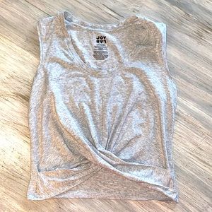 JoyLab front tie cropped tank